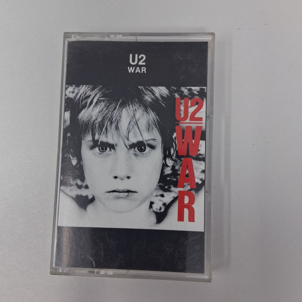 U2 War Cassette Tape 1983 Island Records 422-811 148-4 Sunday Bloody Sunday